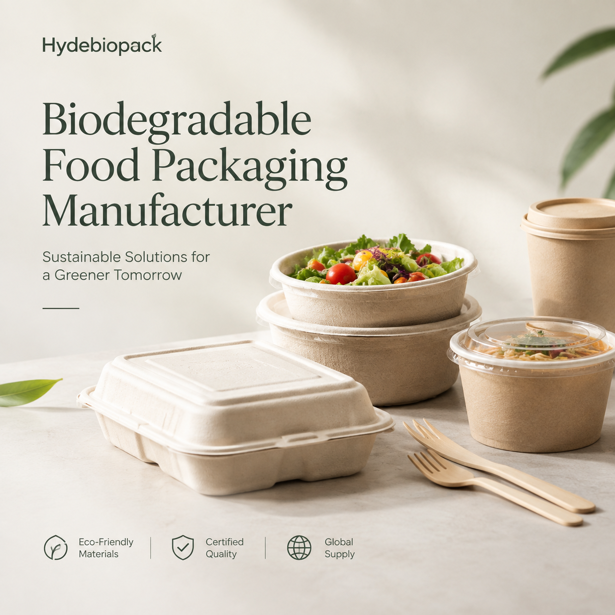 Biodegradable Food Packaging Manufacturer Guide for Global Buyers