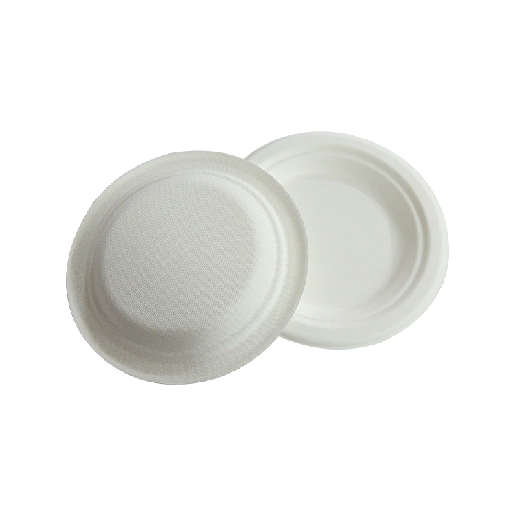 Bulk Sugarcane Bagasse Plates for Foodservice