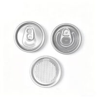 Clear Plastic PET Can Packaging with Easy Open Lid