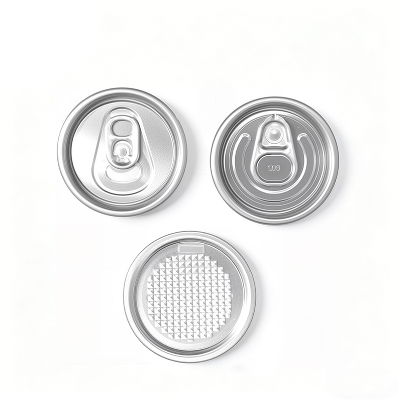 Clear Plastic PET Can Packaging with Easy Open Lid