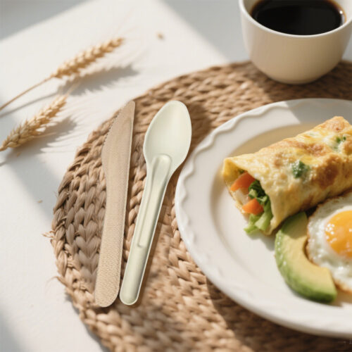 Disposable Bagasse Tableware for Takeaway Food