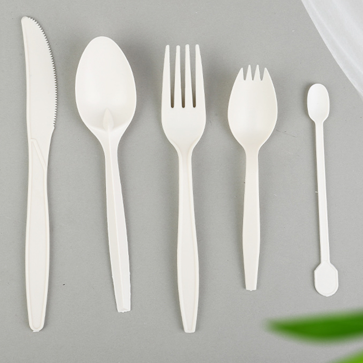 Disposable Cornstarch Cutlery for Foodservice
