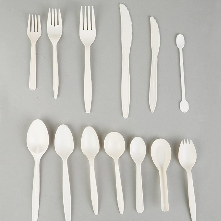 Disposable Cornstarch Cutlery for Foodservice