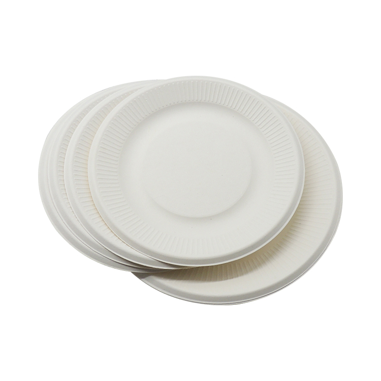 Round Bagasse Plates for Foodservice Businesses
