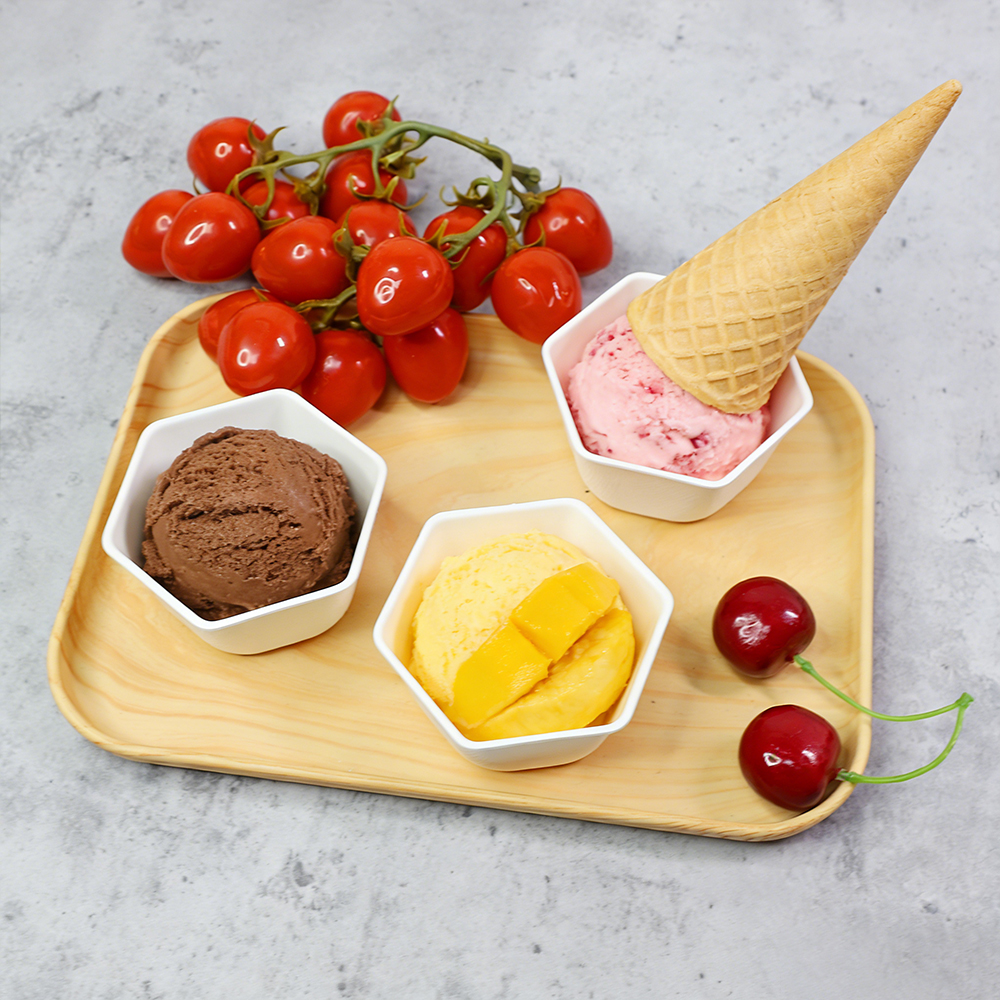 Sugarcane Bagasse Ice Cream Bowl