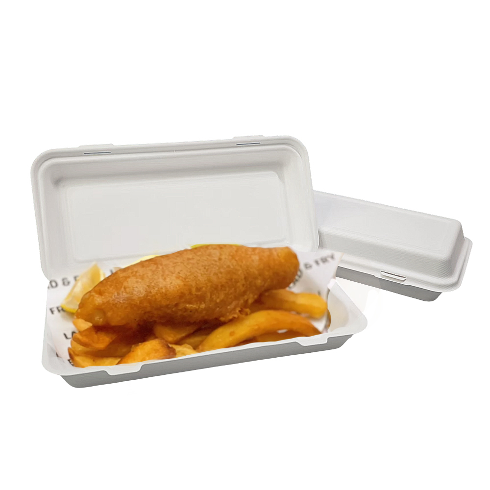 Sugarcane Clamshell Box Supplier