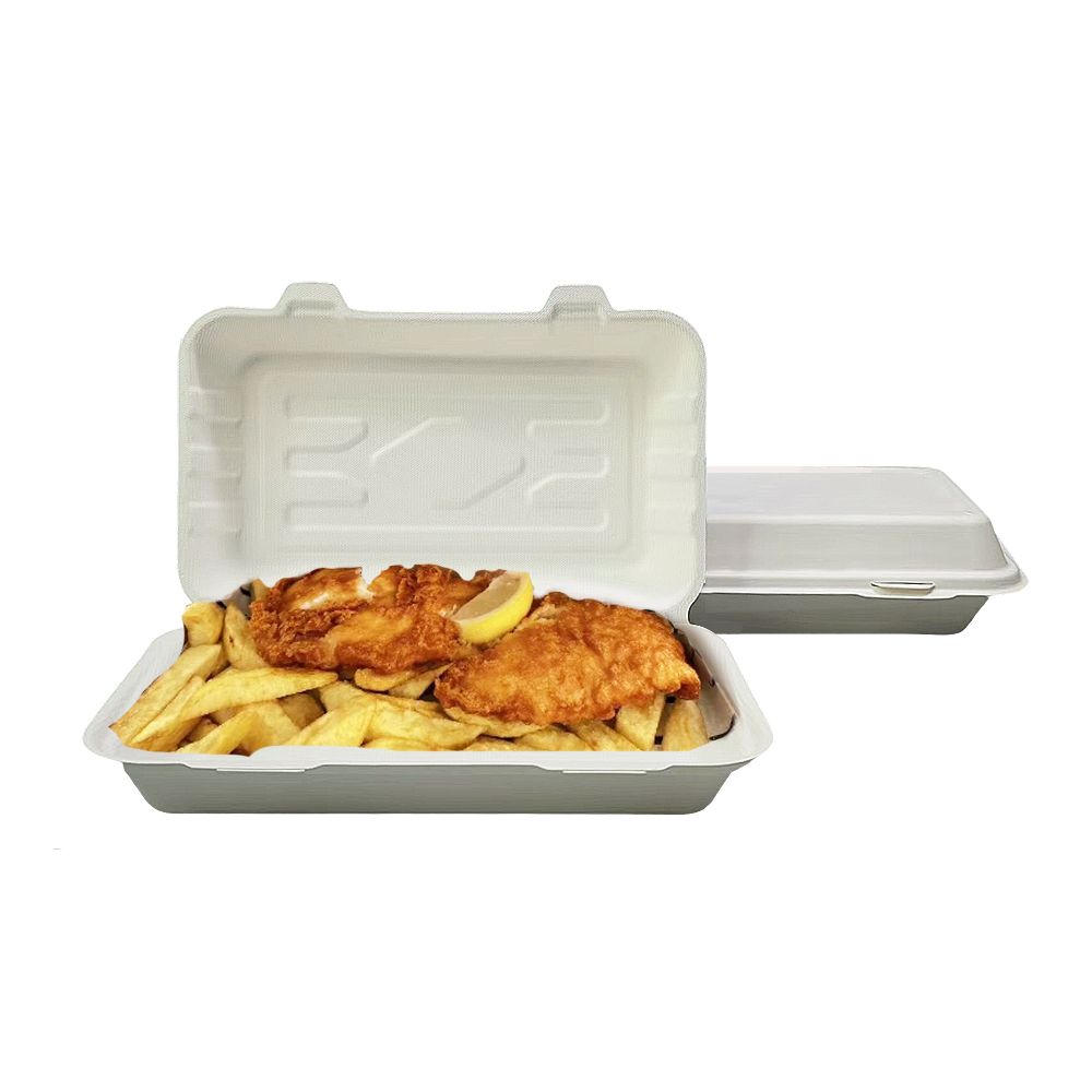 Sugarcane Clamshell Box Supplier