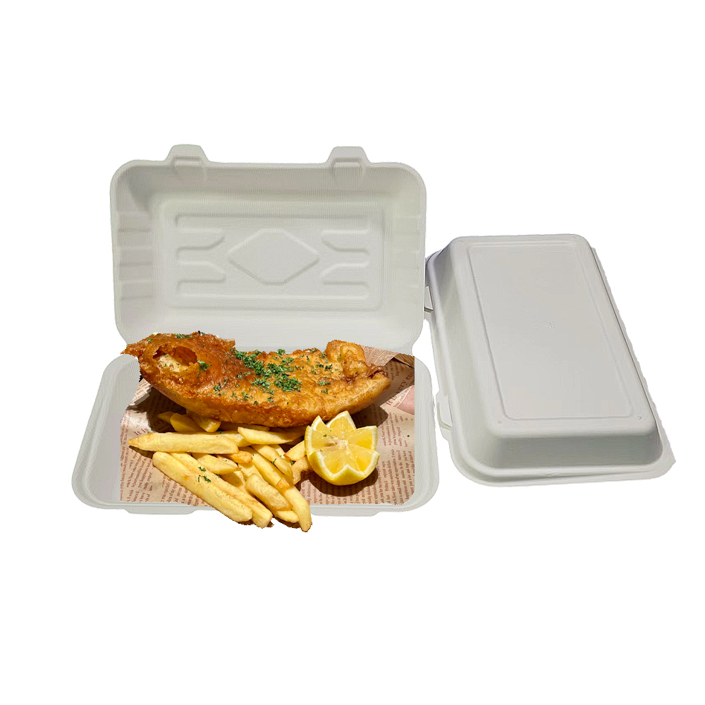 Sugarcane Clamshell Box Supplier
