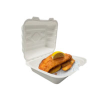 Sugarcane Clamshell Box Supplier