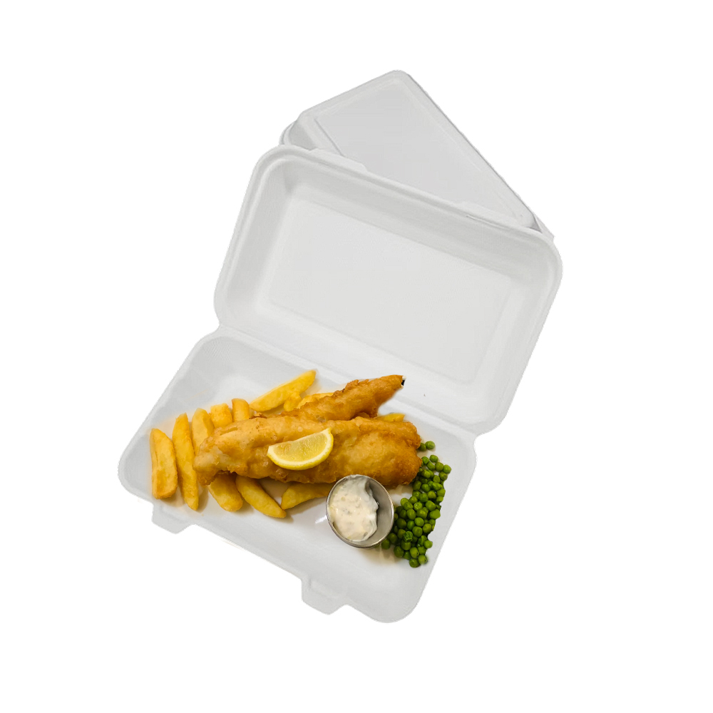 Sugarcane Clamshell Box Wholesale