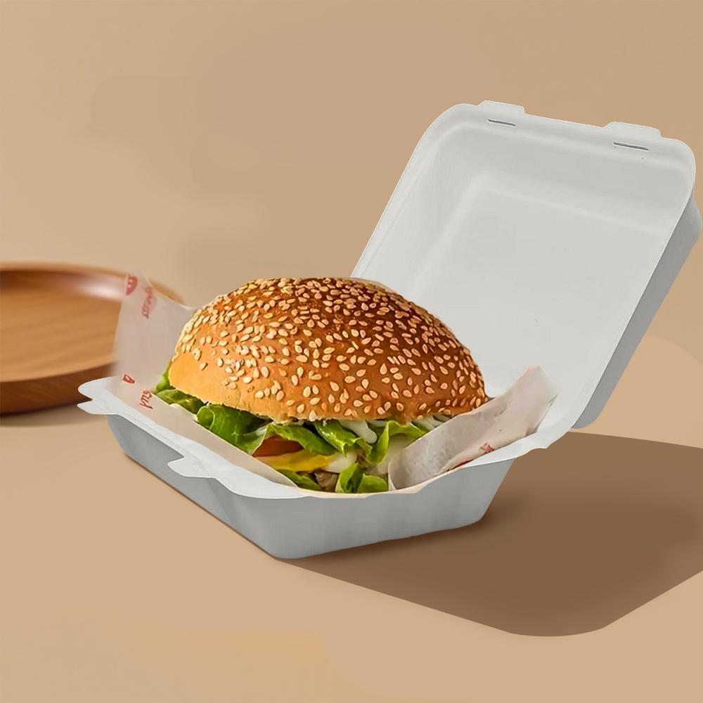 Sugarcane Clamshell Box Wholesale