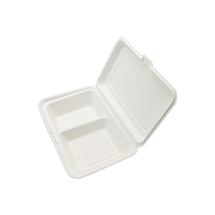 Sugarcane Disposable Clamshell Box