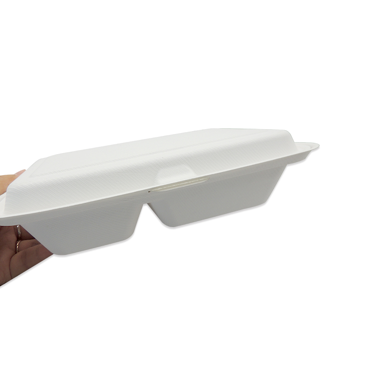 Sugarcane Disposable Clamshell Box