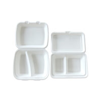 Sugarcane Food Clamshell Box