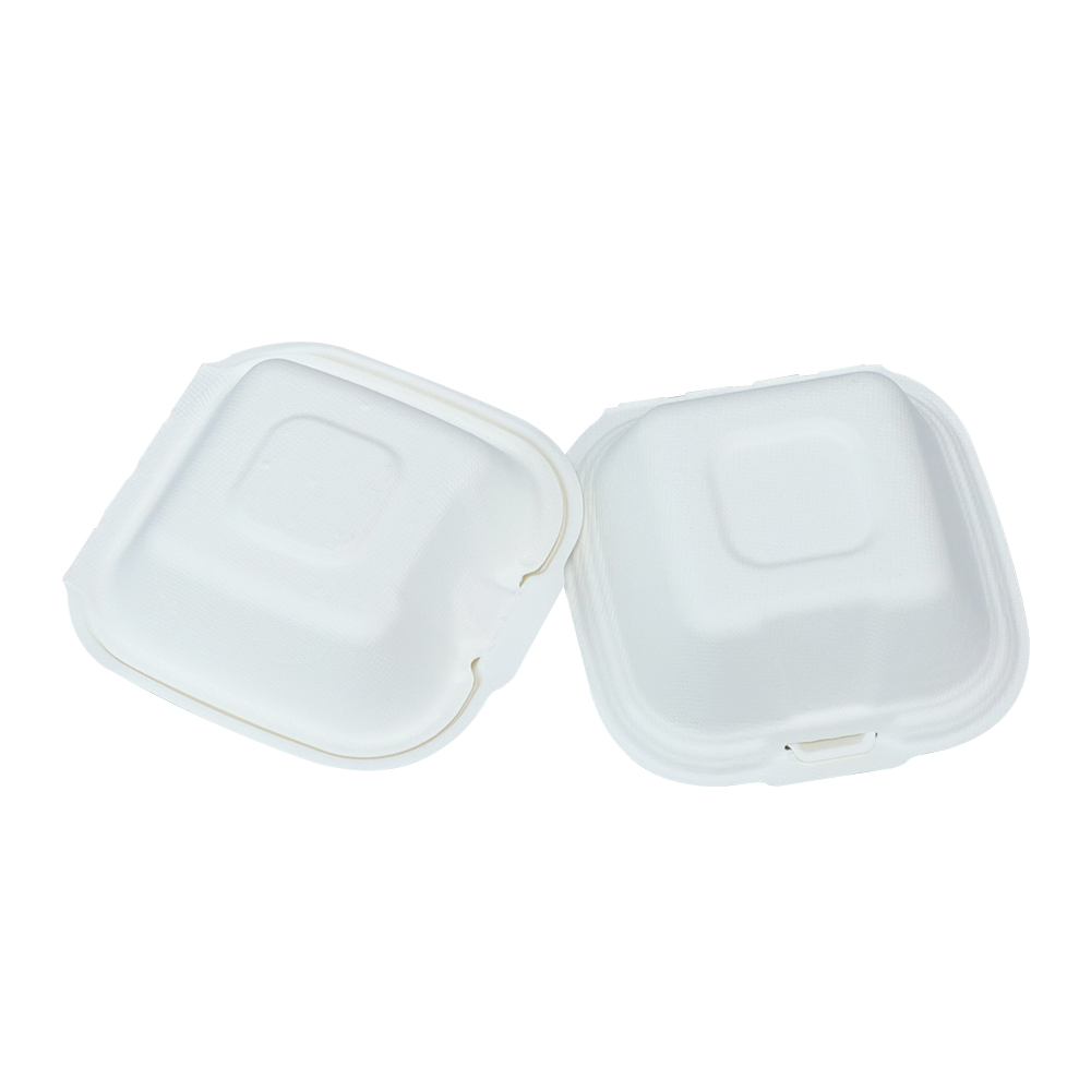 Sugarcane Food Clamshell Box