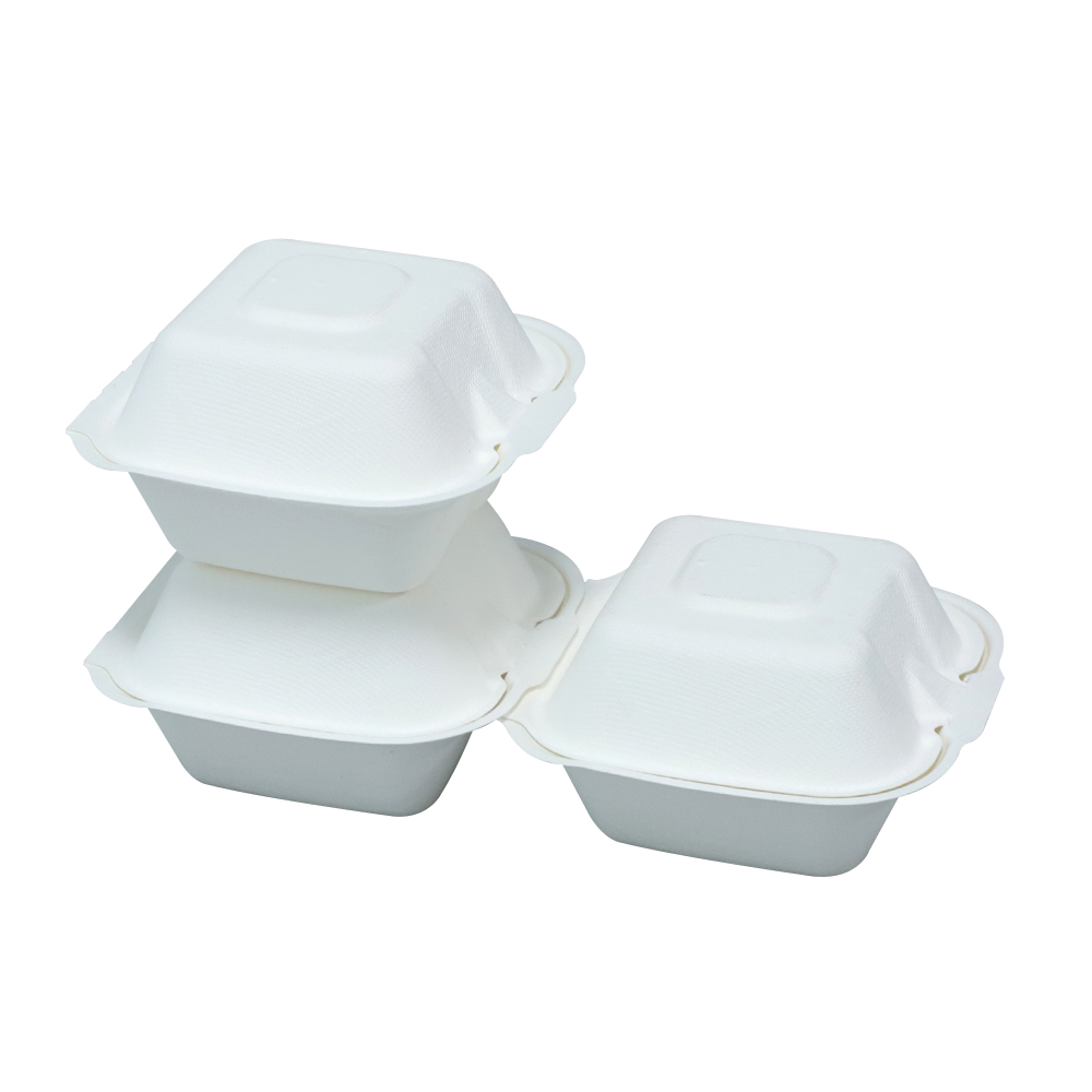 Sugarcane Lunch Clamshell Box