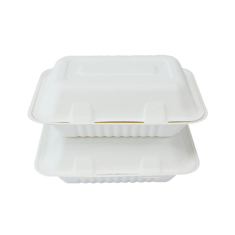 Bagasse Clamshell Containers Bulk