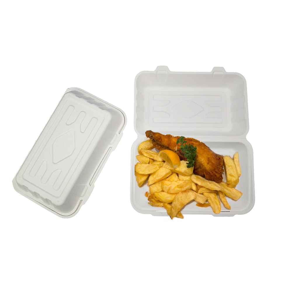Bagasse Clamshell Containers Wholesale