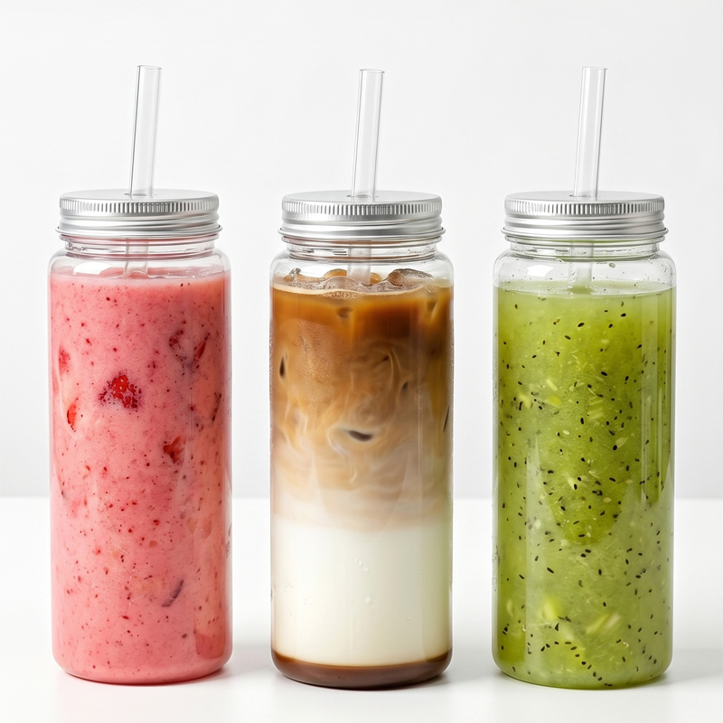 PET Cans with Lids