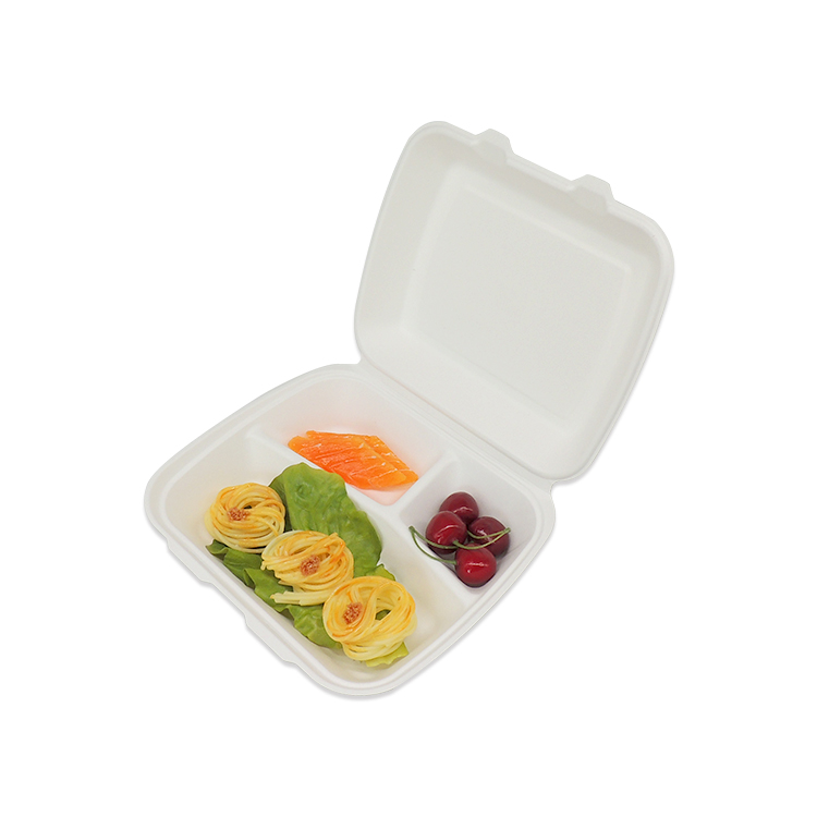 Sugarcane Bagasse 1200ml Clamshell