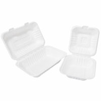 Sugarcane Bagasse 1200ml Clamshell