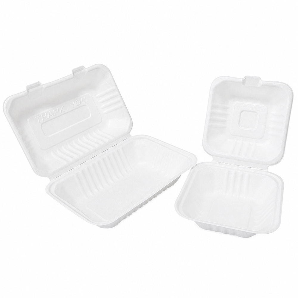Sugarcane Bagasse 1200ml Clamshell
