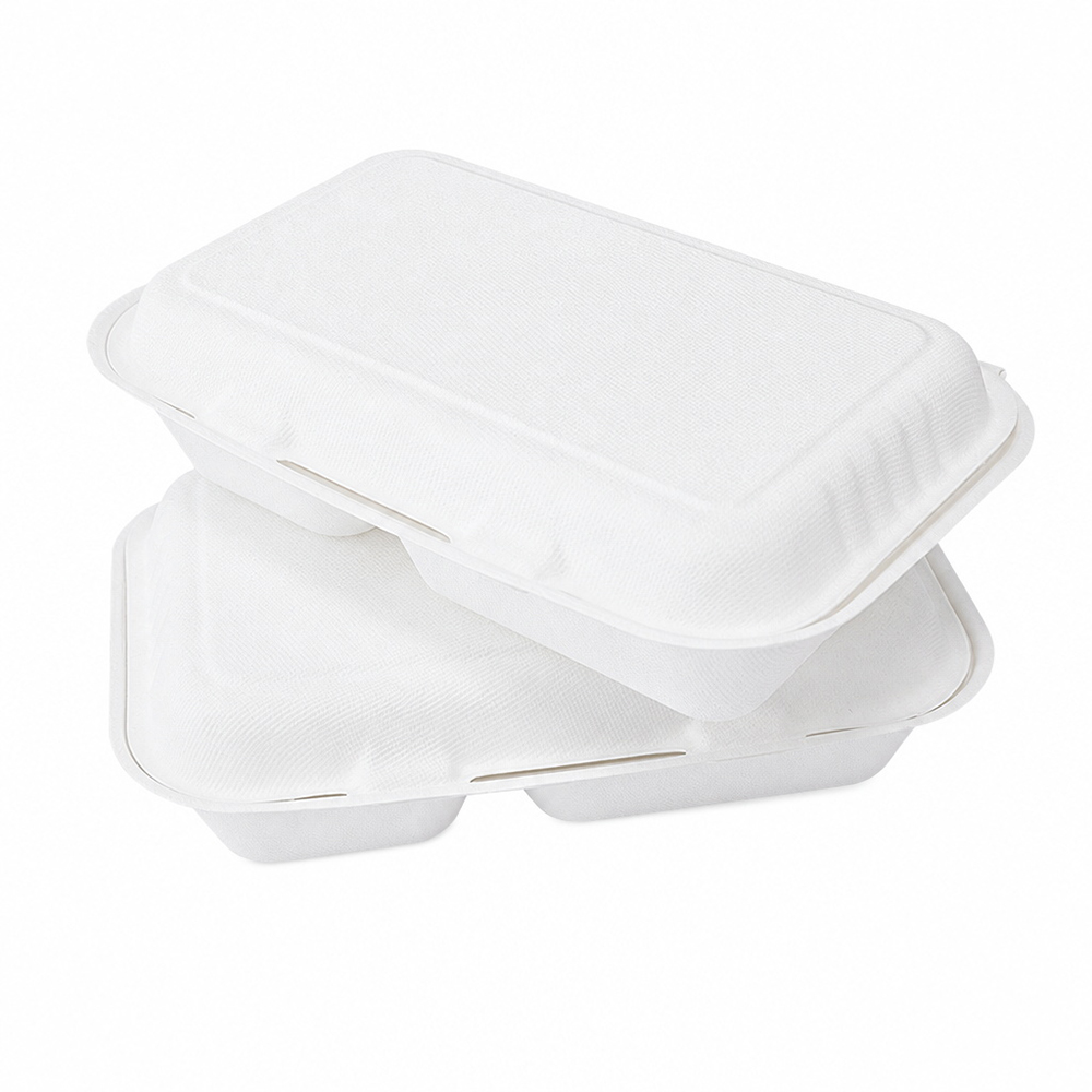Sugarcane Clamshell Box OEM Supplier
