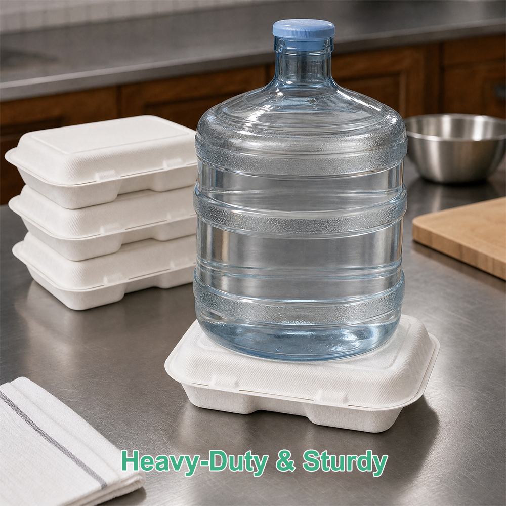 Sugarcane Clamshell Food Container