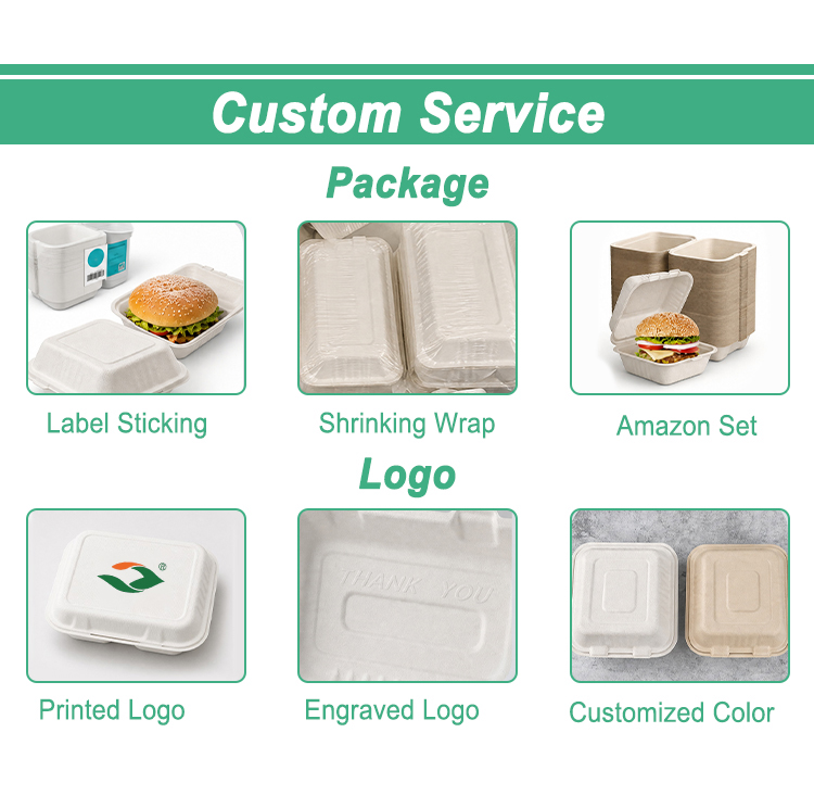 Sugarcane Clamshells Containers